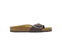 Birkenstock - Mules en matière synthétique - Madrid Birko-Flor Dark Brown en Cuir - Taille 43 - Marron Marron 43