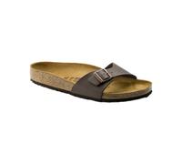 Birkenstock - Mules en matière synthétique - Madrid Birko-Flor Narrow Dark Brown en Cuir - Taille 37 - Marron Marron 37
