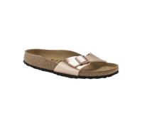 Birkenstock - Mules en matière synthétique - Madrid W Birko-Flor Copper pour Femme en Cuir - Taille 38 - Rose Rose 38