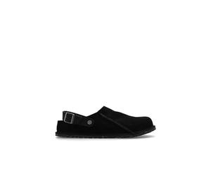 Birkenstock - Mules Lutry Premium en daim - Homme - Chaussures - Noir - Taille: 42 EU