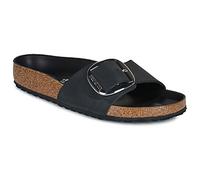 Birkenstock Madrid Big Buckle Oiled Natural Leather Sandals Noir EU 38 Femme