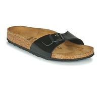 Birkenstock Madrid Birko-flor Enameled Narrow Sandals Marron EU 36