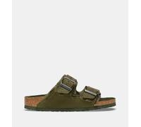 Birkenstock - Mules Sandales Étroites Arizona En Cuir - Vert - 36