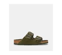 Birkenstock - Mules Sandales Étroites Arizona En Cuir - Vert - 37