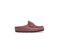 Sabots cuir Birkenstock Naples Marron 38 Ãtroit
