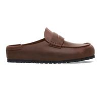 Birkenstock Naples Wrapped Natural Leather Oiled Clogs Marron EU 44