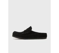 Birkenstock Naples Wrapped Suede Leather men Sandals & Slides black taille: 42