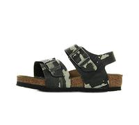 Birkenstock New York, Bride cheville mixte enfant, Mehrfarbig (City Camo Gray), 26 EU