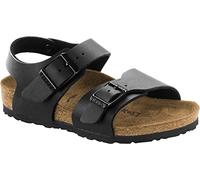 Birkenstock New York, Sandales Bride cheville garçon, Noir (Noir Noir), 32 EU