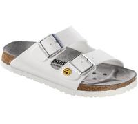 Birkenstock Original Arizona ESD Birko Flor Etroit (pour Pied Fin), White, 089418 37,0