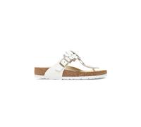 BIRKENSTOCK Pantoletten GIZEH FLOWER blanc | 36