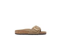 Birkenstock Mules Madrid Big Buckle Cuir huilé coupe étroite Beige Taille 38 Femme