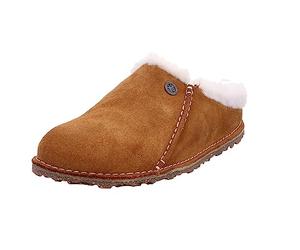 Birkenstock Pantoufles peau lainée Zermatt Premium Narrow