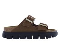 Birkenstock Papillio Arizona Sandales épaisses en daim pour femme, Dark Tea Black, 35.5/37 EU