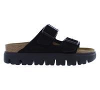 Birkenstock Papillio Arizona Sandales épaisses en daim pour femme, Noir , 6 UK Men/ 7 UK Women Narrow