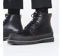 BIRKENSTOCK PRESCOTT LACE MEN BLACK HOMME NOIR CUIR LARGEUR NORMALE BOTTINES