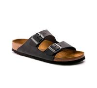 Birkenstock Professional Homme Arizona SL Sandales Bout Ouvert, Noir Black Ls Black Red, 44 EU