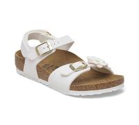Birkenstock - Rio AS Kids Flowers BF - Sandales enfant White - 34 - Étroit