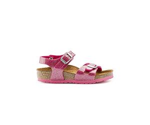 Birkenstock Rio, Bride cheville fille, Pink (MAGIC Galaxy Bright Rose), 37 EU