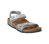 Birkenstock RIO Sandale Argent pour Fille 1029477, argent, 27 EU
