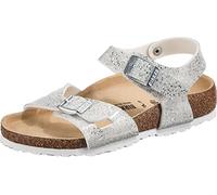 Birkenstock Rio, Sandales mixte enfant - Blanc (Vernis Blanc), 26 EU