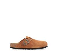 Birkenstock Sabot Boston en cuir couleur cognac