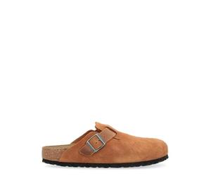 Birkenstock Sabot Boston en cuir couleur cognac
