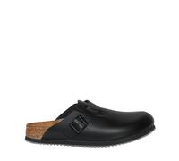 Birkenstock - Sabot Boston en cuir noir - Homme - Chaussures - Noir - Taille: 40 EU