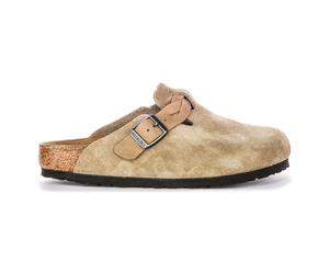 Birkenstock - Sabot élégant à boucle ardillon tressé - Femme - Chaussures - Beige - Taille: 37 EU
