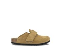 Birkenstock sabot femme beige en daim - 38