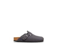 Birkenstock Sabots Boston BS 1031678 pour Homme, Gris Anthracite, avec Boucle en Daim 44