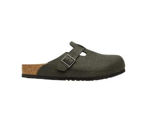 Birkenstock Sabots Boston en Cuir Daim, Thym