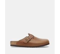 Birkenstock - Sabots Boston En Cuir - Marron - 41