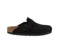 Birkenstock Pantoufles Boston Noir en cuir — Confortables et ajustables Taille 40