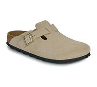 Birkenstock Sabots Boston Suède Étroit Beige Taille 38