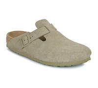 Birkenstock Sabots Boston Suède Étroit Kaki 39