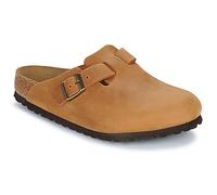 Sabots cuir naturel huilé Birkenstock Boston Marron 37