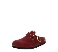 BIRKENSTOCK Sabots 'Boston Rivet' or / rouge foncé, Taille 36