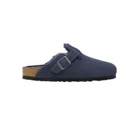 Birkenstock - Sabots chauds et doux - Boston Shearling Leather/Suede Narrow New Navy en Cuir - Taille 36 Navy 36