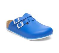BIRKENSTOCK Sabots en cuir Kay Pro - Chaussures de loisirs et de travail de qualité supérieure pour la médecine, la restauration et le service, bleu, 43 EU