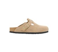 Birkenstock - Sabots en cuir suédé - Boston LEVE Narrow Sandcastle en Cuir - Taille 40 - Beige Beige 40