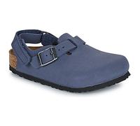 Sabots bÃ©bÃ© Birkenstock Tokio AS Birko-Flor Birkibuc Bleu 27 Ãtroit