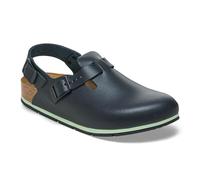 BIRKENSTOCK Sabots Tokio Pro en cuir - Chaussures de loisirs et de travail unisexes de qualité supérieure pour la médecine, la restauration et le service, Noir , 38 EU