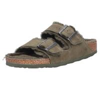 Birkenstock - Mules Sandales Étroites Arizona En Cuir - Vert - 38