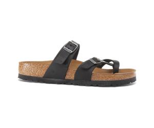 Birkenstock - Sandale en cuir noir huilé | Ajustement confortable - Homme - Chaussures - Noir - Taille: 41 EU