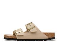 Birkenstock Sandale femme Arizona triples sandcastle/oyster Birko-Flor, beige, 38 EU
