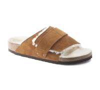 Birkenstock - Sandale Velcro Shearling Kyoto - Homme - Chaussures - Brun - Taille: 41 EU