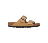 Birkenstock - Sandales à 2 brides avec boucle réglable - Arizona Birkibuc Regular Latte Cream en Cuir - Taille 41 - Marron Marron 41