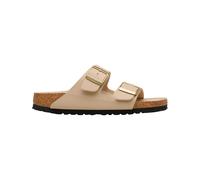 Birkenstock Sandales 2 brides réglables Arizona Birko-Flor Narrow Triples en cuir femme Beige 38