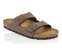 Sandales Birkenstock Unisexe Arizona BF Nubuk Mocca Regular-Taille 42